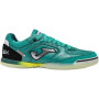 Joma Top Flex Zaalvoetbalschoenen (IN) Turquoise Zilvergrijs Geel