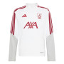 adidas Liverpool Europees Trainingstrui 1/4-Zip 2026-2027 Kids Wit Rood Grijs