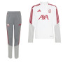 adidas Liverpool Europees Trainingspak 1/4-Zip 2026-2027 Kids Wit Grijs Rood