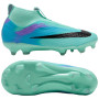 Nike Zoom Mercurial Superfly 11 Sam Kerr Academy Gazon Naturel Artificiel Chaussures de Foot (MG) Tout-Petits Turquoise Bleu