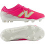 New Balance Furon V8 Team Gras Voetbalschoenen (FG) Kids Felroze Wit Goud