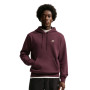 Nike Sportswear Club Fleece Hoodie Burgundy Gold