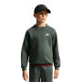Pull polaire Nike Club pour enfants vert foncé et blanc