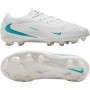 Nike Phantom 6 Low Pro Gras / Kunstgras Voetbalschoenen (MG) Kids Wit Turquoise