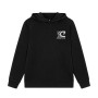 Sweat à capuche Cruyff C-lion Alpha noir argenté