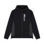 Veste d'entraînement tissée Cruyff Magnitude noire et argentée