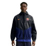 Veste d'entraînement Nike FC Barcelona Anthem 2026-2027 noir bleu foncé jaune doré