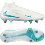 Nike Phantom 6 High Elite IJzeren-Nop Voetbalschoenen (SG) Pro Player Wit Turquoise