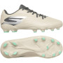 Skechers Razor 2 Low Gazon Naturel Artificiel Chaussures de Foot (MG) Enfants Beige Gris Foncé Turquoise