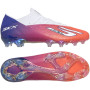 Skechers SKX_2 Elite Gazon Naturel Chaussures de Foot (FG) Blanc Rouge Vif Bleu Rose