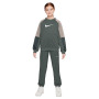 Survêtement Nike Sportswear Crew pour Enfants, vert camouflage, vert foncé, blanc