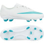 Nike Mercurial Vapor 17 Club Gazon Naturel Gazon Artificiel Chaussures de Foot (MG) Tout-Petits Blanc Turquoise