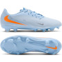 Nike Phantom 6 Low Academy Gras / Kunstgras Voetbalschoenen (MG) Lichtblauw Oranje Zilvergrijs
