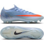 Nike Mercurial Vapor 17 Elite Gras Voetbalschoenen (FG) Lichtblauw Oranje Zilvergrijs