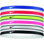 Lot de 6 Bandeaux Cheveux Nike Swoosh Sports