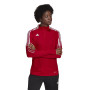 Haut d'Entraînement en jersey Adidas Tiro 21 pour femme, rouge et blanc