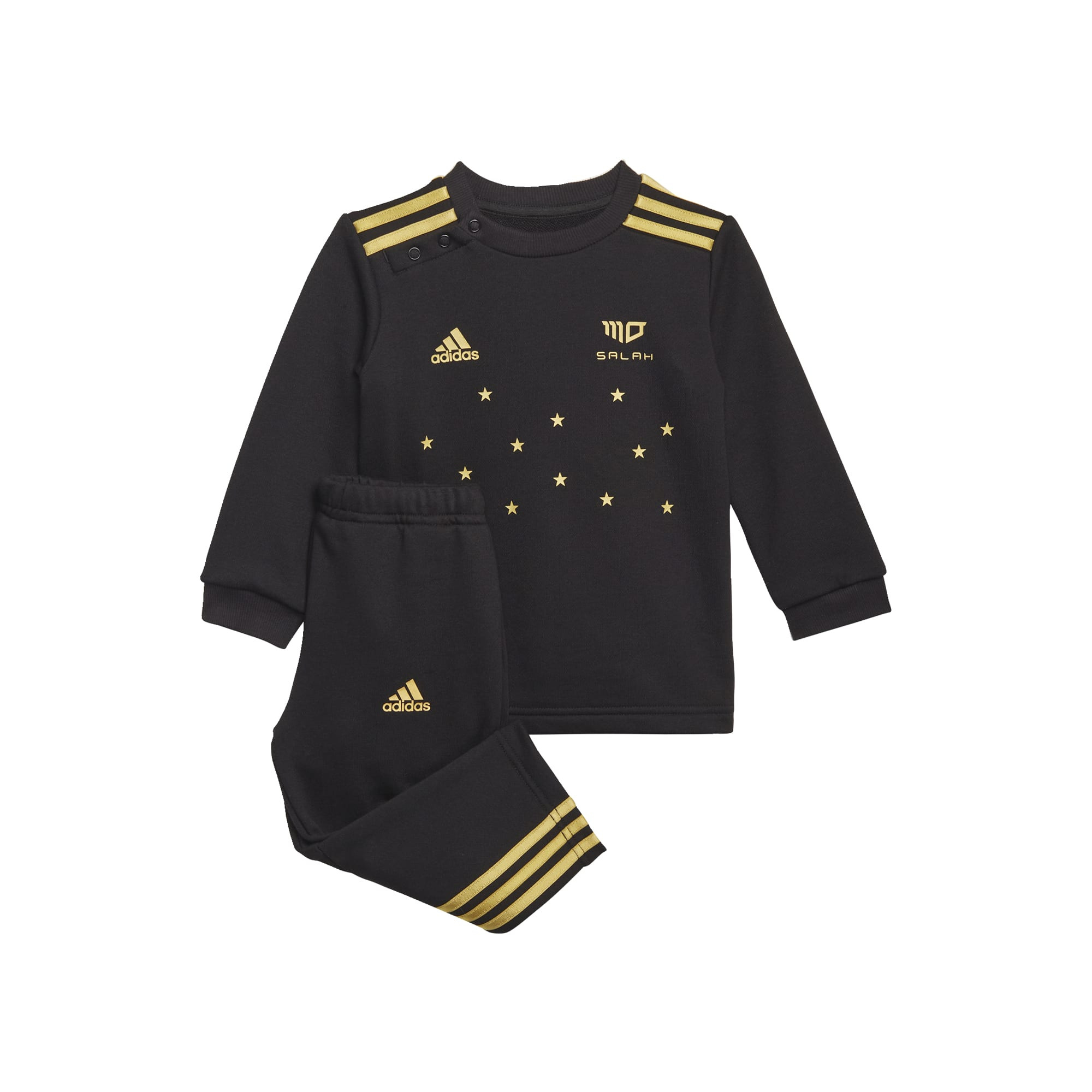 adidas Mo Salah Joggingpak Baby / Peuters Zwart Goud
