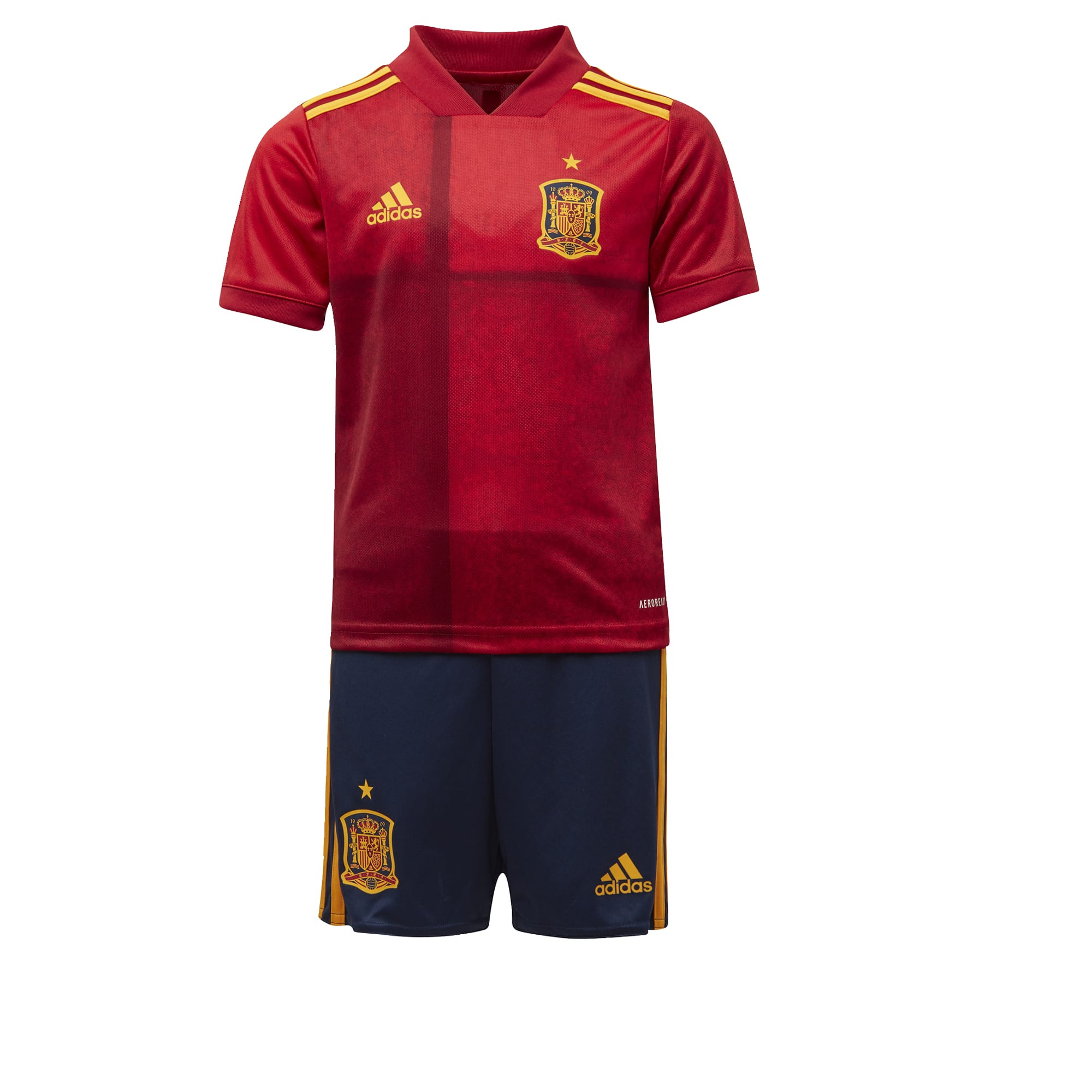 adidas Spanje Mini-Thuistenue 2020-2021 Rood Geel