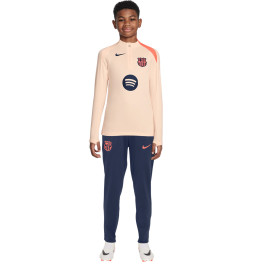 Nike FC Barcelona Strike 1/4-Zip Tracksuit 2025-2026 Kids Orange