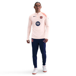 Nike FC Barcelona Strike Tracksuit 1/4-Zip 2025-2026 Orange Dark