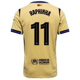 Nike FC Barcelona Raphinha 11 Away Shirt 2025-2026 Kids