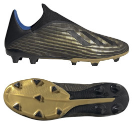 adidas X 19.3 LL Gras Voetbalschoenen (FG) Zwart Goud