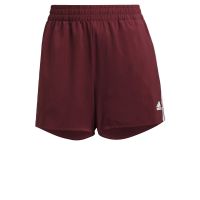 adidas Designed 2 Move Woven 3-Stripes Sportshort Dames Rood