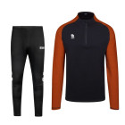 Robey Performance Half-Zip Tracksuit Black Orange