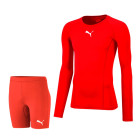 PUMA TeamLiga Baselayer Training Set Red Red