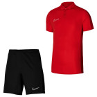 Nike Dri-FIT Academy 23 Polo Trainingsset Rood Wit
