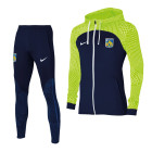 Nike KVC Westerlo Trainingspak Full-Zip 2023-2024 Donkerblauw Neongeel