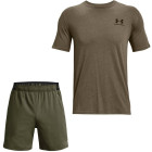 Under Armour Vanish Woven Left Chest Logo Summer Set Olive Green Black