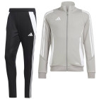 adidas Tiro 24 Tracksuit Kids Grey Black White