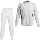Under Armour Unstoppable Full-Zip Tracksuit Light Grey Black