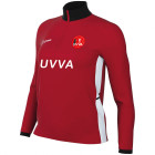 UVVA Trainingstrui 1/4-Zip Dames Rood