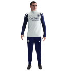 Nike Inter Milan Strike Trainingspak 1/4-Zip 2025-2026 Lichtgrijs Donkerblauw Wit