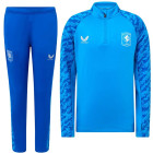 Castore FC Twente Trainingspak 1/4-Zip 2025-2026 Kids Blauw