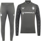 Castore Feyenoord Tracksuit 1/4-Zip 2025-2026 Dark Grey White