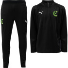 PUMA Cercle Brugge Trainingspak 1/4-Zip 2025-2026 Kids Zwart