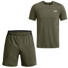 Under Armour Vanish Seamless Trainingsset Donkergroen Wit