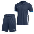 Nike Academy 25 Polo Trainingsset Kids Donkerblauw