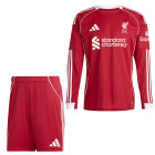 adidas Liverpool Long Sleeve Home Set 2025-2026