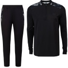 Cruyff Zircon Trainingspak 1/4-Zip Zwart