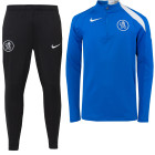 Nike Chelsea Strike 1/4-Zip Tracksuit 2025-2026 Kids Blue Black