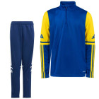 adidas Squadra 25 Tracksuit 1/4-Zip Kids Blue Yellow Dark Blue