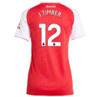 adidas Arsenal J. Timber 12 Home Shirt 2025-2026 Women