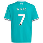 adidas Liverpool Wirtz 7 Derde Shirt 2025-2026 Kids