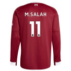 adidas Liverpool M. Salah 11 Thuisshirt Lange Mouwen 2025-2026