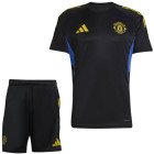 adidas Manchester United Training Set 2025-2026 Black Blue Yellow