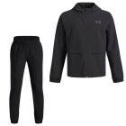 Under Armour Unstoppable Woven Trainingspak Full-Zip Kids Zwart